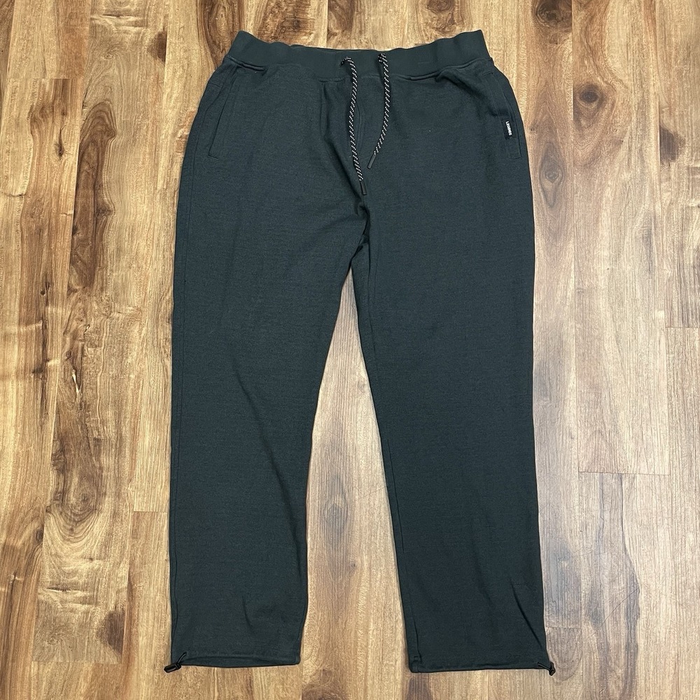Legends Sweatpants Drawstring Mens XXL Black Highland Jogger Elastic Waist Logo